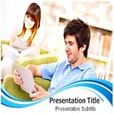 41xC93sdXnL. SL160  Digital Library PowerPoint Template   Digital Library PowerPoint (PPT) Templates