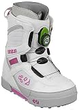 32 Exus Boa 08 Youth Snowboard Boots - White / Pink