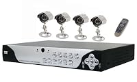 Q-See QSD6204C4-250 4 Channel MPEG4 Network DVR with 250GB HDD and 4 Sony Sensor CCD Camera Kit Q-See QSD6204C4-250 4 Channel MPEG4 Network DVR with 250GB HDD and 4 Sony Sensor CCD Camera Kit