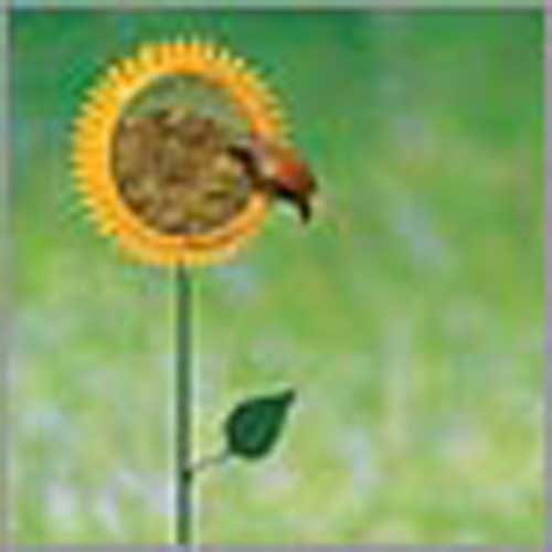 Sunflower Stake Fdr (Bird Feeders) (Stakes)