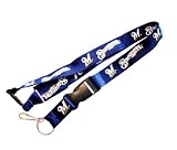 Milwaukee Brewers Clip Lanyard Keychain Id Ticket Mlb