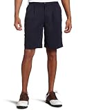 IZOD Men's Microfiber Double Pleat Golf Short