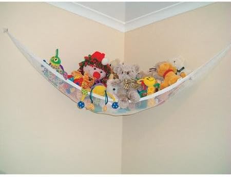 Dreambaby Toy Storage Hammock w/ Bonus Chain - Storage - Toys Organizer - Playroom & Bedroom Collection - They are great for keeping your home safe, organized, and tidy while helping to prevent accidents by scattered toys.