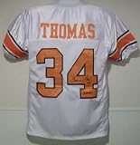 Thurman Thomas Autographed/Hand Signed Oklahoma State Cowboys White Jersey