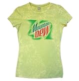 Mountain Dew - I Wanna Dew Junior T-shirt in Vintage Wash Cactus