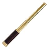 Opticron Antique 25x30 Brass and Leather Pocket Telescope
