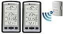 Ambient Weather WS-1280-2-KIT Dual Zone Wireless Advanced Weather Station with Temperature, Indoor Humidity and Forecast
