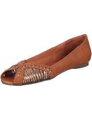 Buffalo London 210-4642 DERBY LEATHER BLACK 01 116828 Damen Ballerinas