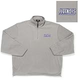 Illinois Fighting Illini NCAA Glacier Fleece Pullover Sweatshirt (Heather)