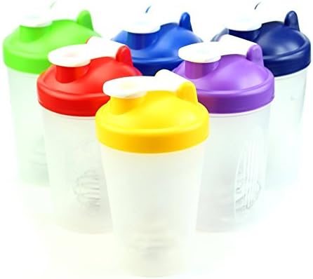 Blue Smart Shake Gym Protein Shaker Mixer Cup Blender Bottle With Stainless Whisk Ball