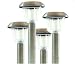 Marksman Stainless steel solar power lights 4 pack