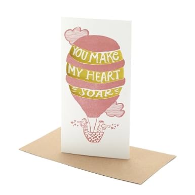 You Make My Heart Soar Single Greeting Card