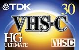 TDK TC30EHG VHS-C Video Tape