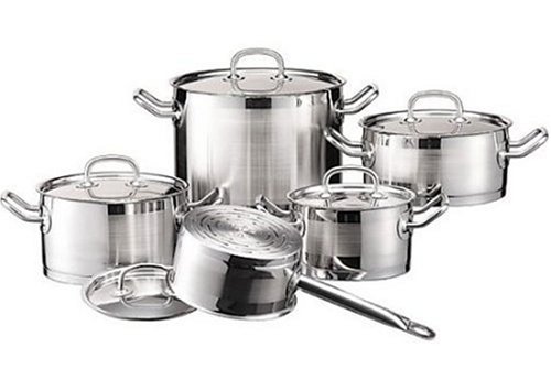 Elo Topfset Profi Cristal 5-tlg. , 4 Töpfe + 1 Stielkasserole