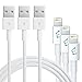 iPhone 5S Cable,Enther 3 Pieces Pack Lightning Cable 3ft (Three Feet) 8 pin to USB SYNC Cable Charger Cord for Apple iPhone 5 / 5s / 5c / 6 / 6 Plus, iPod 7, iPad Mini / mini 2/ mini 3, iPad 4 / iPad Air / iPad Air 2(Compatible with iOS 8)