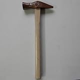 王将 木柄玄能・金鎚 彫刻ブロンズ船手玄能 大