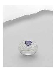 CZ Ring In 92.5 Sterling Silver