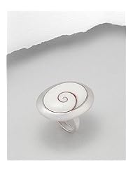 Shell Ring In 92.5 Sterling Silver