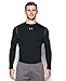 Under Armour Men's ColdGear Compression Crew, Black /Steel, XXX-Large Tall
