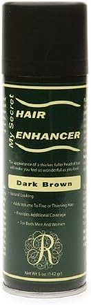 Spray, Dark Brown 5 oz (142 g) By My Secret Hair Enhancer (Pack of 2)