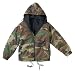 Rothco - Kid's Reversible Camo Fleece Hooded Raincoat