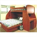 Berg 22-815-28-KNOB(96) Sierra Collection Twin over Full with Desk & Stairs