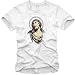 T-Shirt Jesus Chirst, weiss, Gr.S bis 5XL