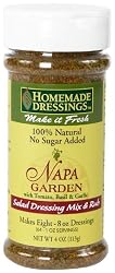 Homemade Dressings Napa Garden Salad Dressing Mix & Rub, 4-Ounce Containers (Pack of 3)