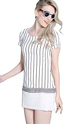 Striped Print Spring 2015  Dress