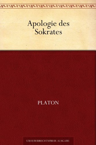 Buch - Cover Apologie des Sokrates - Platon - 