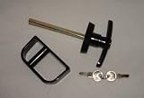 Shed T-Handle Lock Set 4-1/2 Black