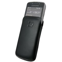 Samsung B7610 Omnia PRO - Leder Etui Tasche  (Original SunCase)