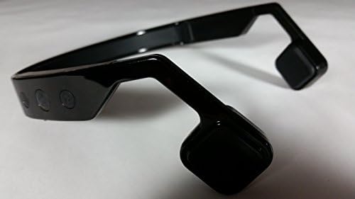 The RUNderground AthleTecs - Bone Conduction Wireless Bluetooth Sport Headphones With Power Bank Included For Extended Use On The Go (Black)