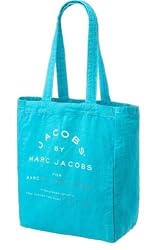 Marc By Marc Jacobs Cotton Jacobs Tote Bag Turquoise
