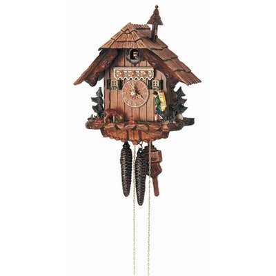 Schneider 11 Inch Black Cuckoo Clock