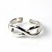 STERLING SILVER TOE RING - 6mm Infinity