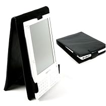 MiniSuit Amazon Kindle Leather Stand Case (Black) 1st Gen