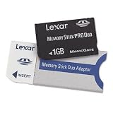 LEXAR MEDIA INC. / LXRMSDP1GB40664 / Memory Stick Pro Duo Memory Card, 1gb / Sold as 1 EA