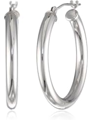 Duragold 14k Gold Polished Hoop Earrings