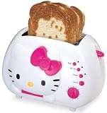 Hello Kitty KT5211 2-Slice Wide slot toaster with cool Touch Exterior