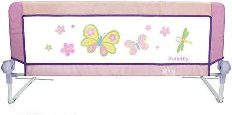 MOCA Friends Convertible Baby's Crib Rail Security Sleep Bed Rail for Children 70-Inches, Butterfly Garden
