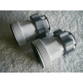 Hose Conversion Adapters kit for Intex 1500gph pump only (will not work with 2500gph or larger pump, please order Amazon ASIN# B00162SP2G)