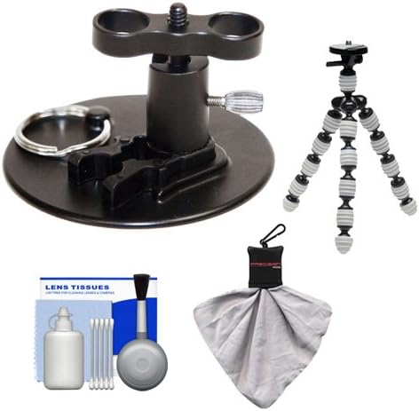 Essentials Bundle for ContourROAM, ContourROAM 2 & Contour+ 2 Action Camcorders with Surfboard Mount + Flex Tripod + Accessory Kit