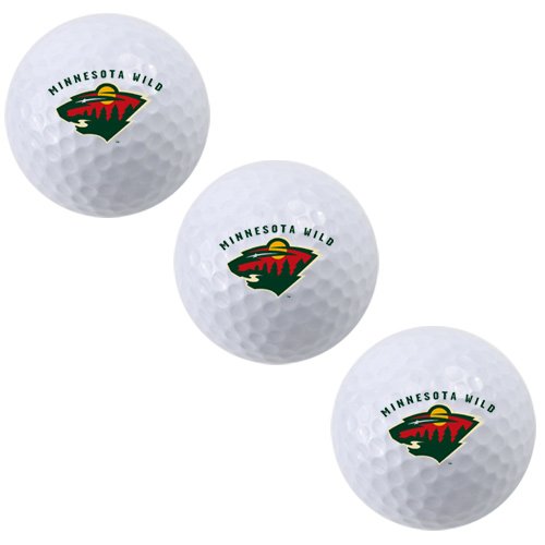 Minnesota Wild 3-Pack Team Logo Golf Balls