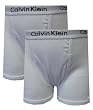 Calvin Klein Boys White 2 Pack boxer briefs for boys
