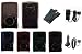 3n1 Premium Polycarbonate Case Cover with Belt Clip Bundled with 12v Rapid Premium Car Charger and Home Travel Wall AC Adapter Charger - for Sansa Fuze 2gb 4gb 8gb (MP3 player NOT included)