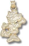 Western Michigan Broncos Buster Pendant - 14KT Gold Jewelry