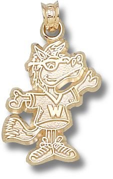 Western Michigan Broncos Buster Pendant - 14KT Gold Jewelry