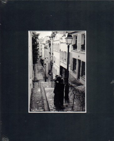 Kiss in the Street People Photography 20x25cm Matted Print