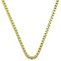 14-Kt Yellow Gold 20-Inch Box Necklace